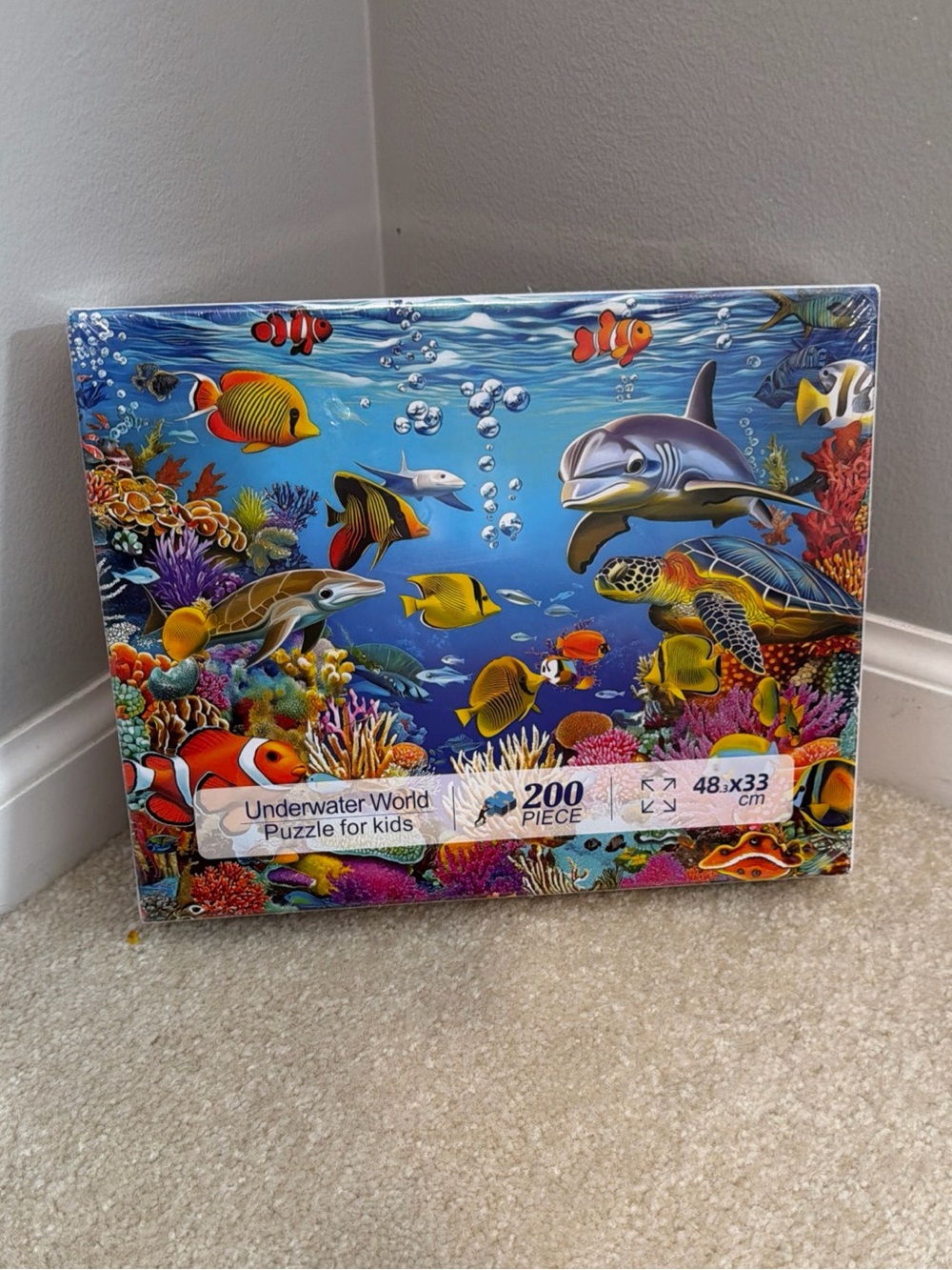 NEW Puzzles for Kids Ages 6+- Ocean Underwater World, 200 Pieces